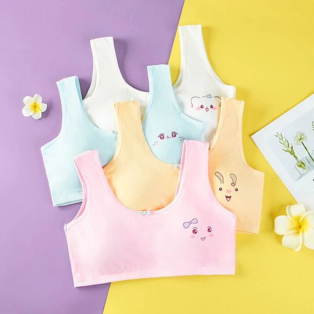 TERLARIS Miniset Busa Anak/Miniset BUSA Anak Remaja/Miniset Anak Perempuan/Bra Anak/Pakaian Dalam An