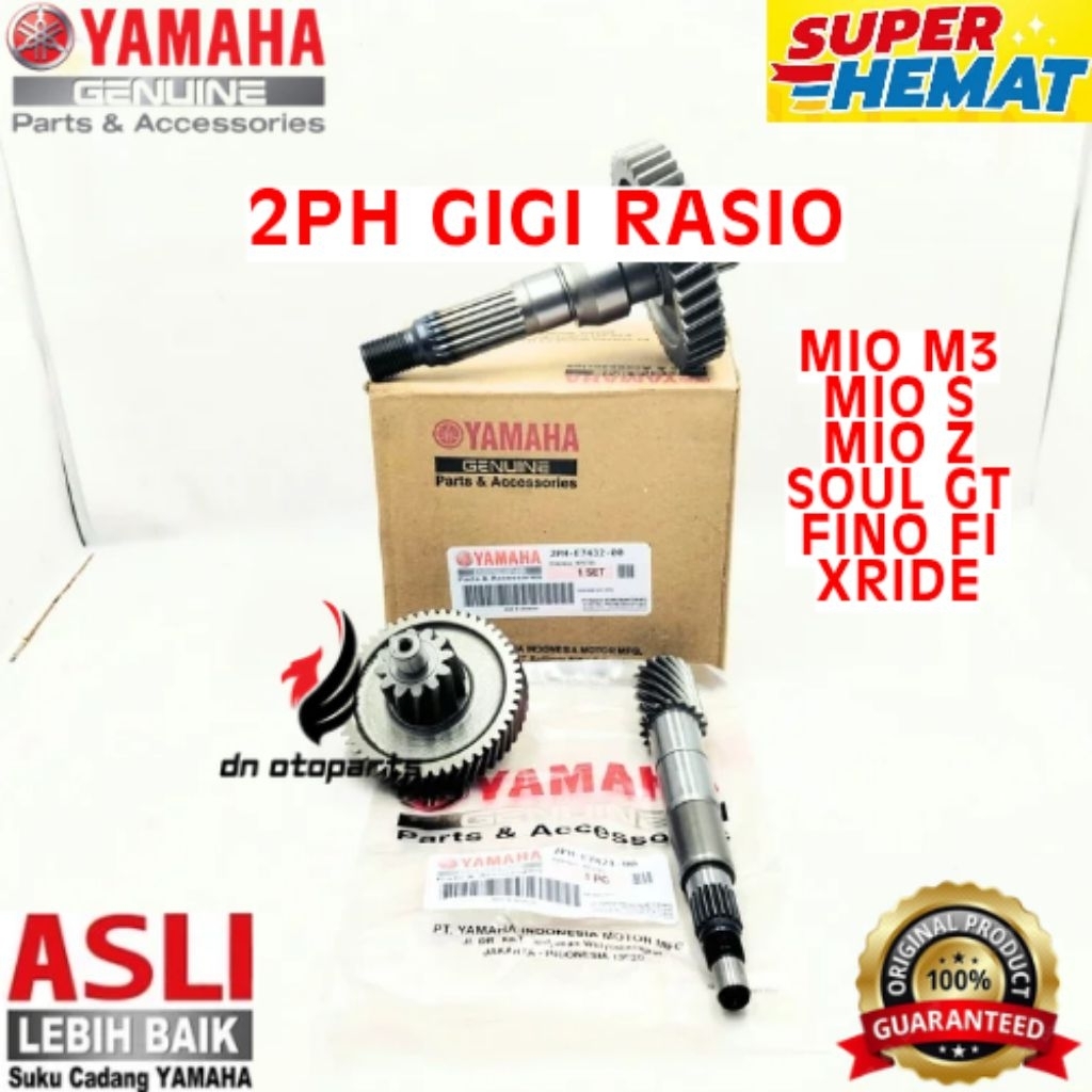 GIGI RASIO ORIGINAL YAMAHA KODE 2PH, GIGI RASIO MIO M3, GIGI RASIO MIO S, GIGI RASIO MIO Z, GIGI RAS
