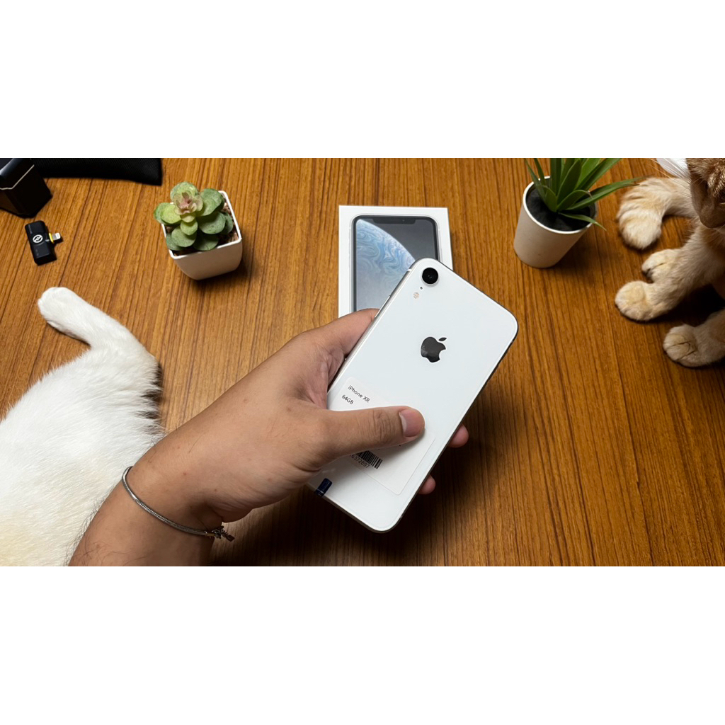 Iphone (XR) White 64 (Bekas Review)
