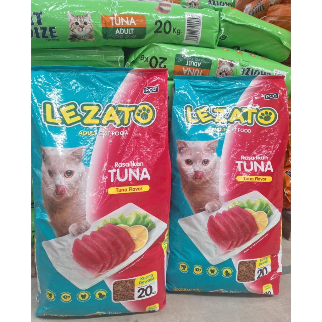 LEZATO ADULT TUNA CAT FOOD 20KG 1 KARUNG