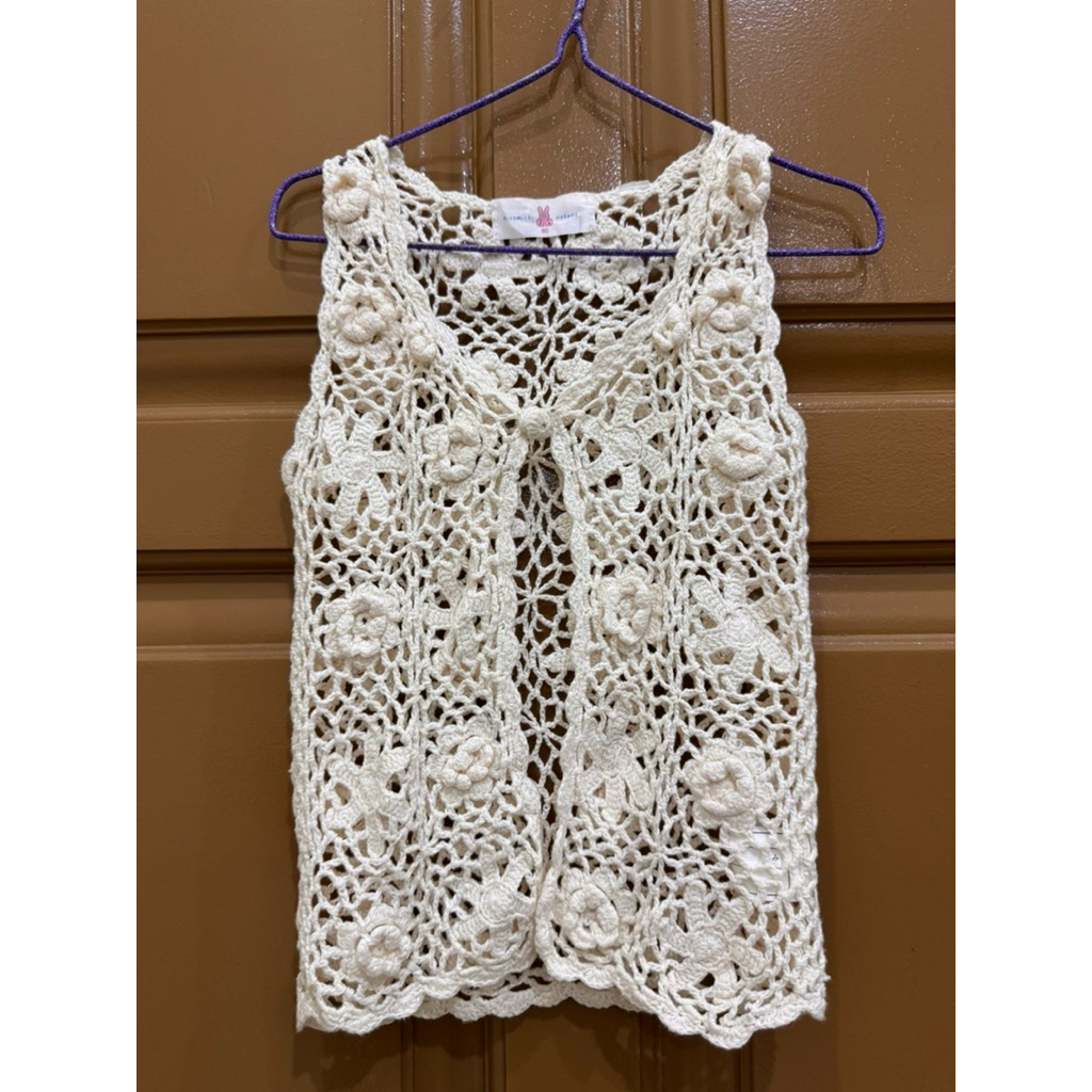 preloved vest crochet anak