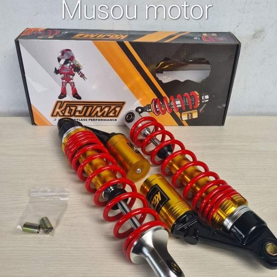 Shockbreaker Belakang | Shock Tabung Kojima 280mm 340mm motor Bebek Vega Jupiter Fizr Rxking Supra K