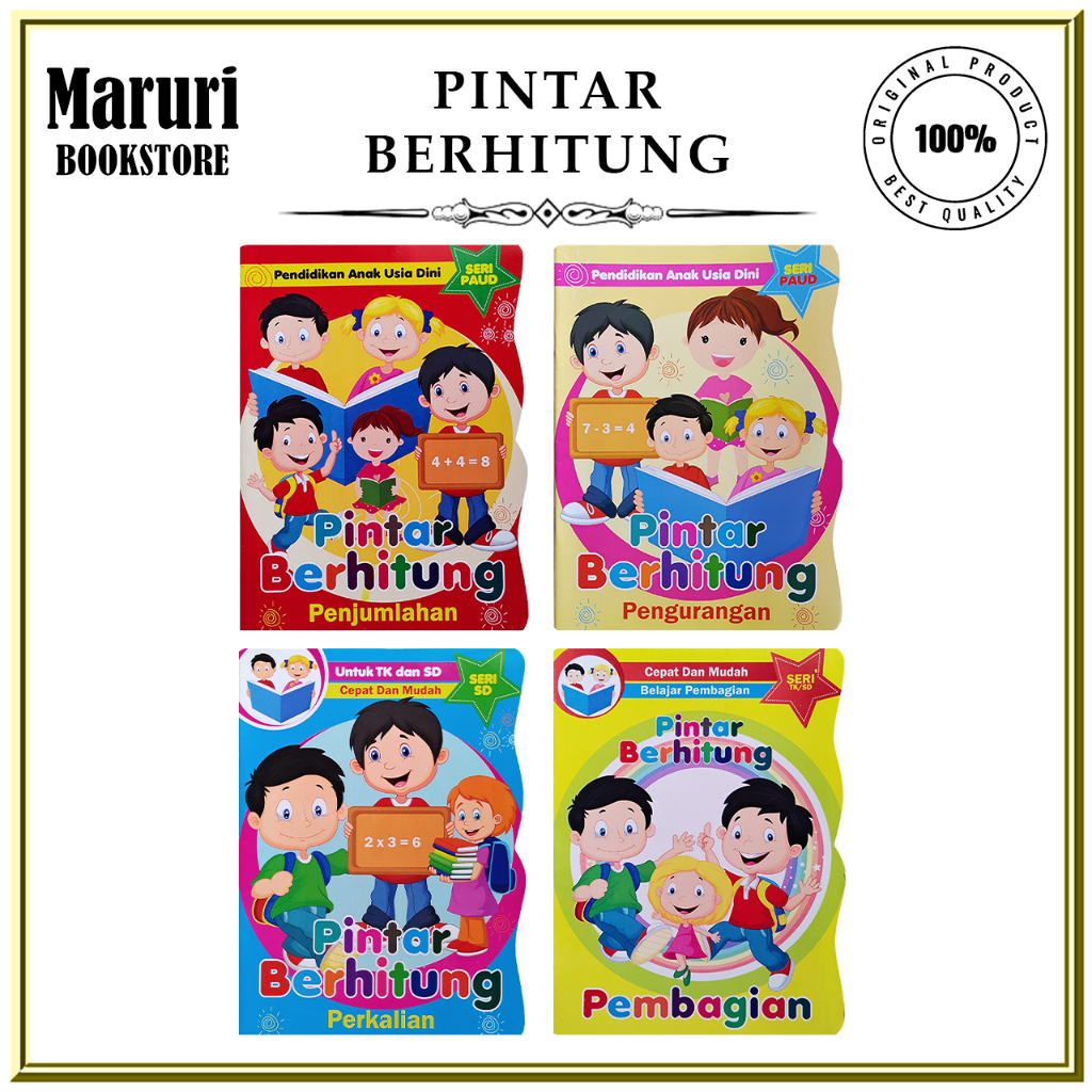 Buku Anak Pintar Berhitung Untuk TK PAUD SD - Daffa Media