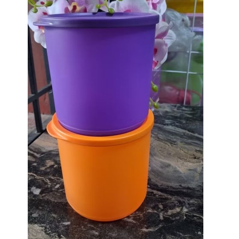 TROPICAL ROUND SET TUPPERWARE ORIGINAL