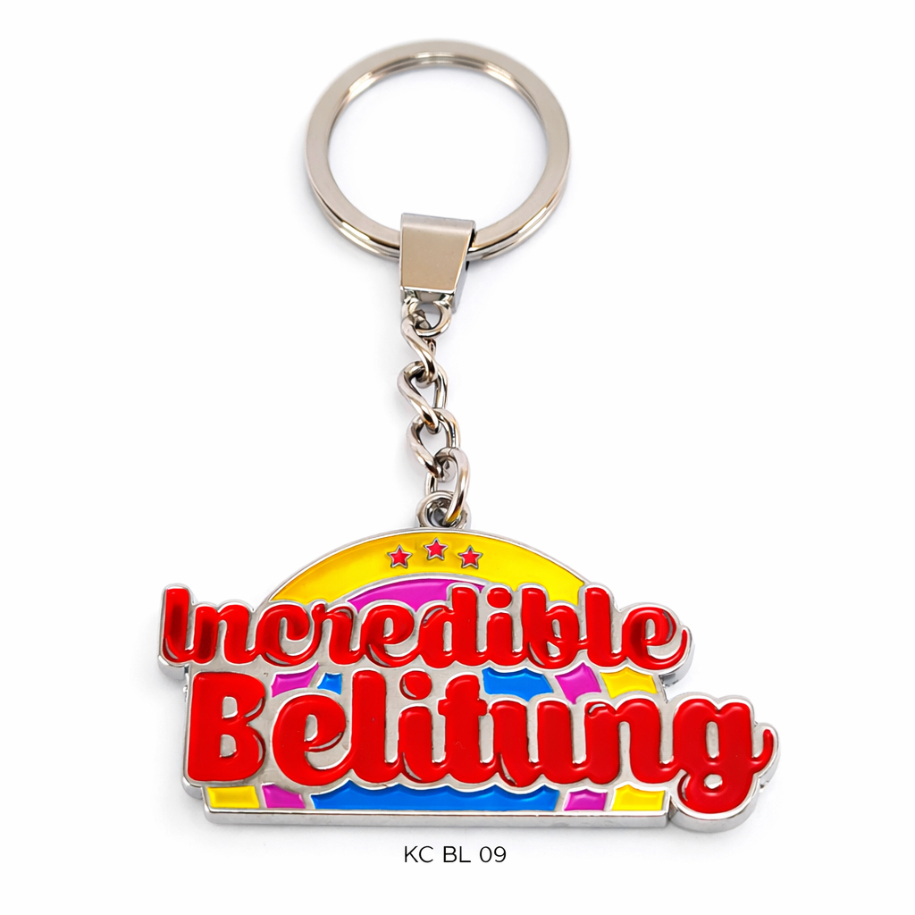 Souvenir Gantungan Kunci Oleh-Oleh Negara Indonesia Belitung Incredible Belitung  KC BL 09