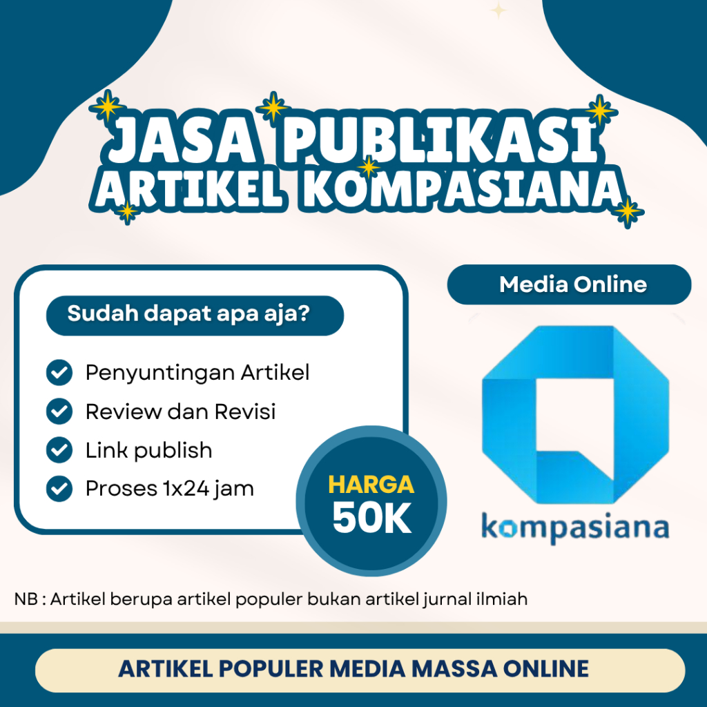 Jasa Publikasi Artikel Populer Media Massa Online Kompasiana
