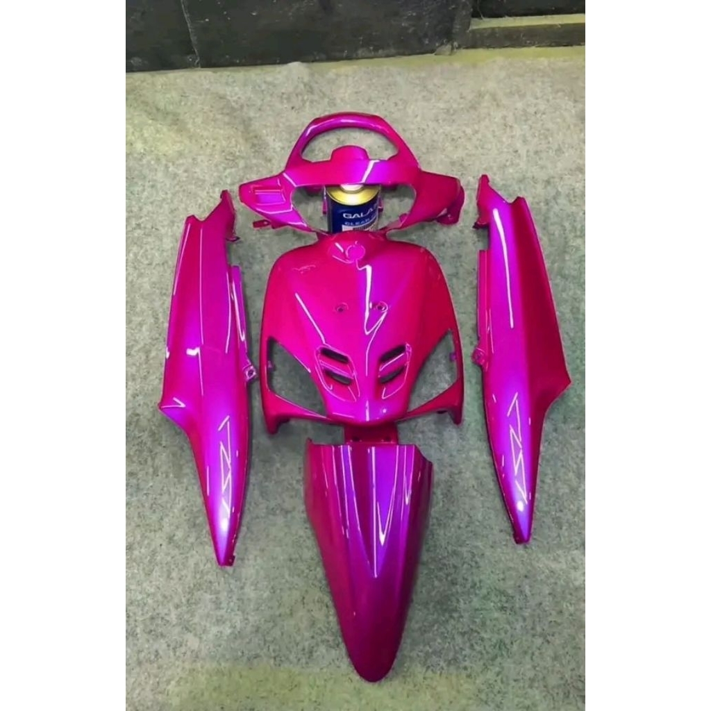 bodi Mio sporty fullset warna pink magenta lembayung biru