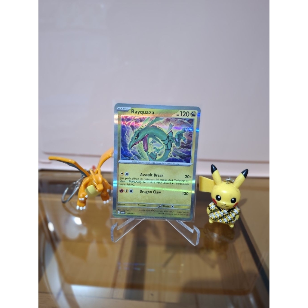 Pokemon Rayquaza Holo Card