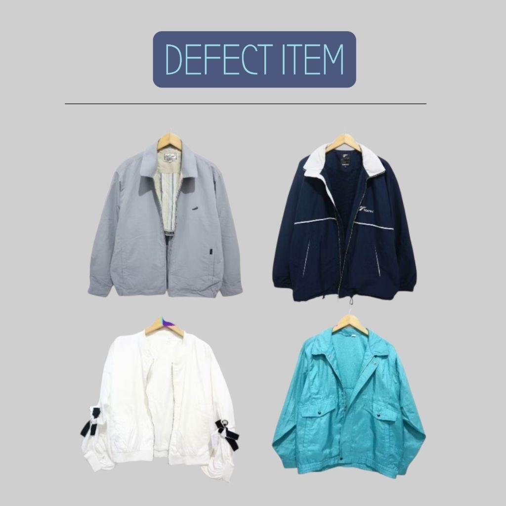 [Defect Item] Jaket Casual Pria Wanita