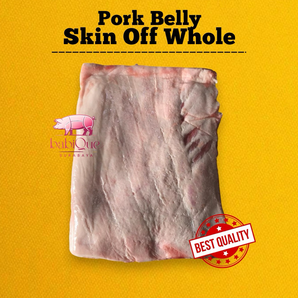 Pork Belly Skin Off 1kg