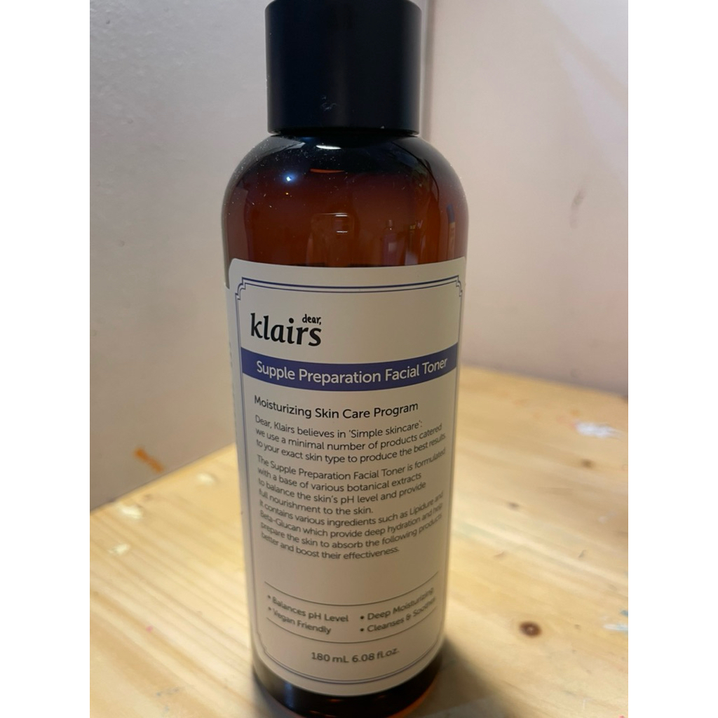 Toner Wajah Klairs Supple Preparation 180ml - Melembabkan, Menyeimbangkan pH, Bebas Aroma