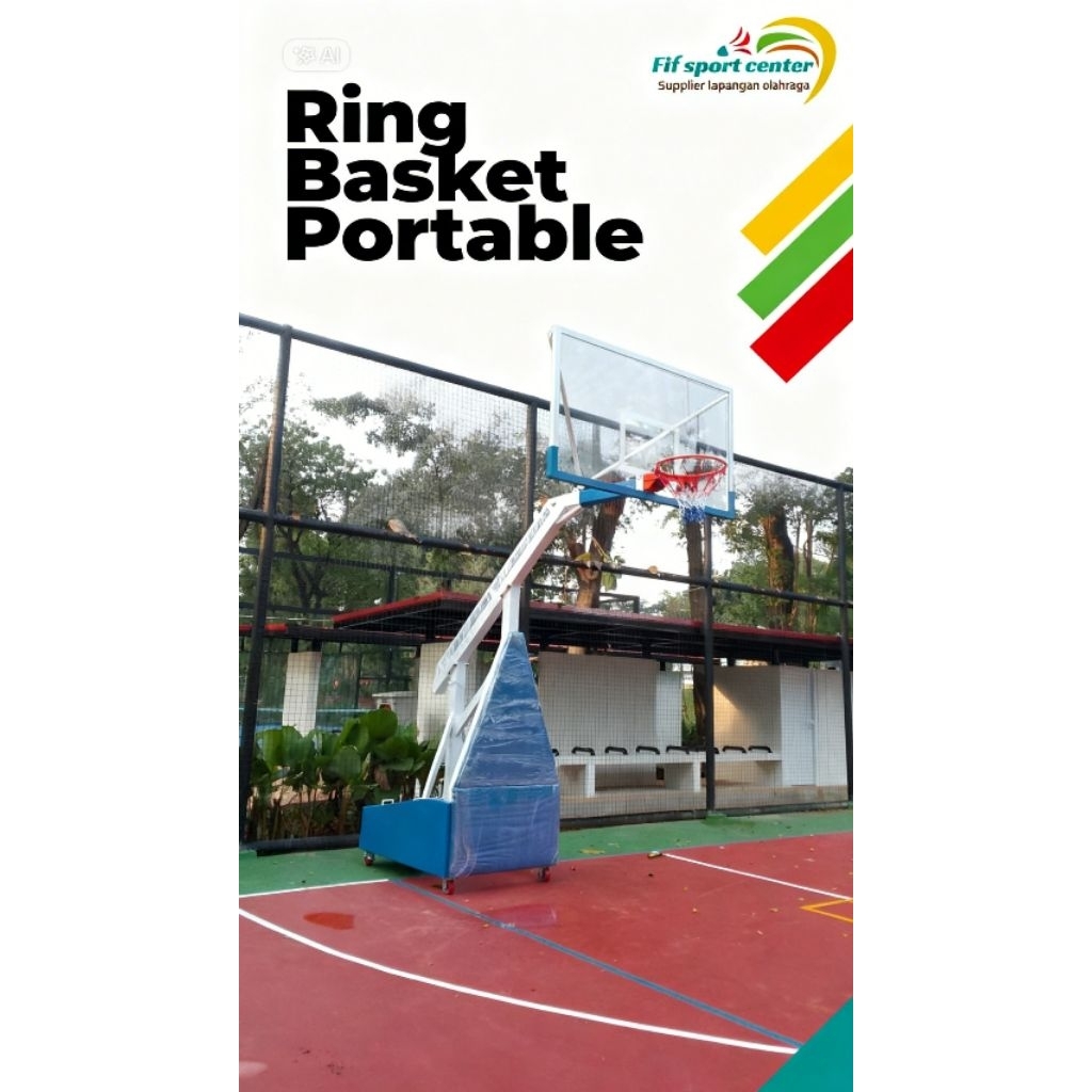 TIANG BASKET PORTABLE/ RING BASKET PORTABLE