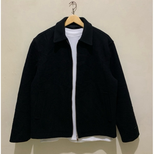 Outer wool zipper