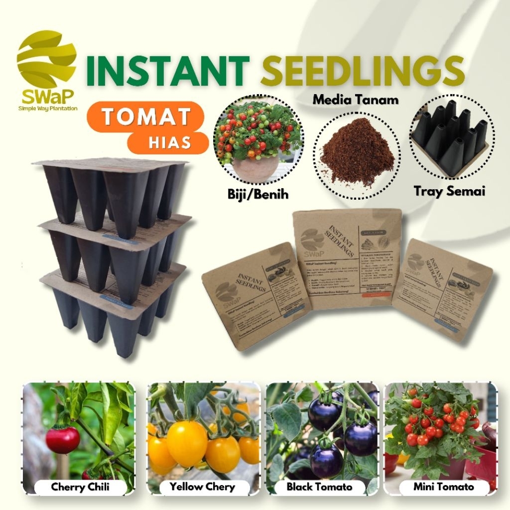 SWaP Instant Seedling - Benih/Biji Tomat Unik Tomat Hias