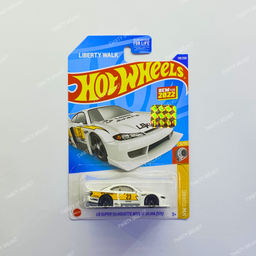 HOTWHEELS LB SUPER SILHOUETTE NISSAN SILVIA S15 LBWK PUTIH FACTORY SEALED 2022