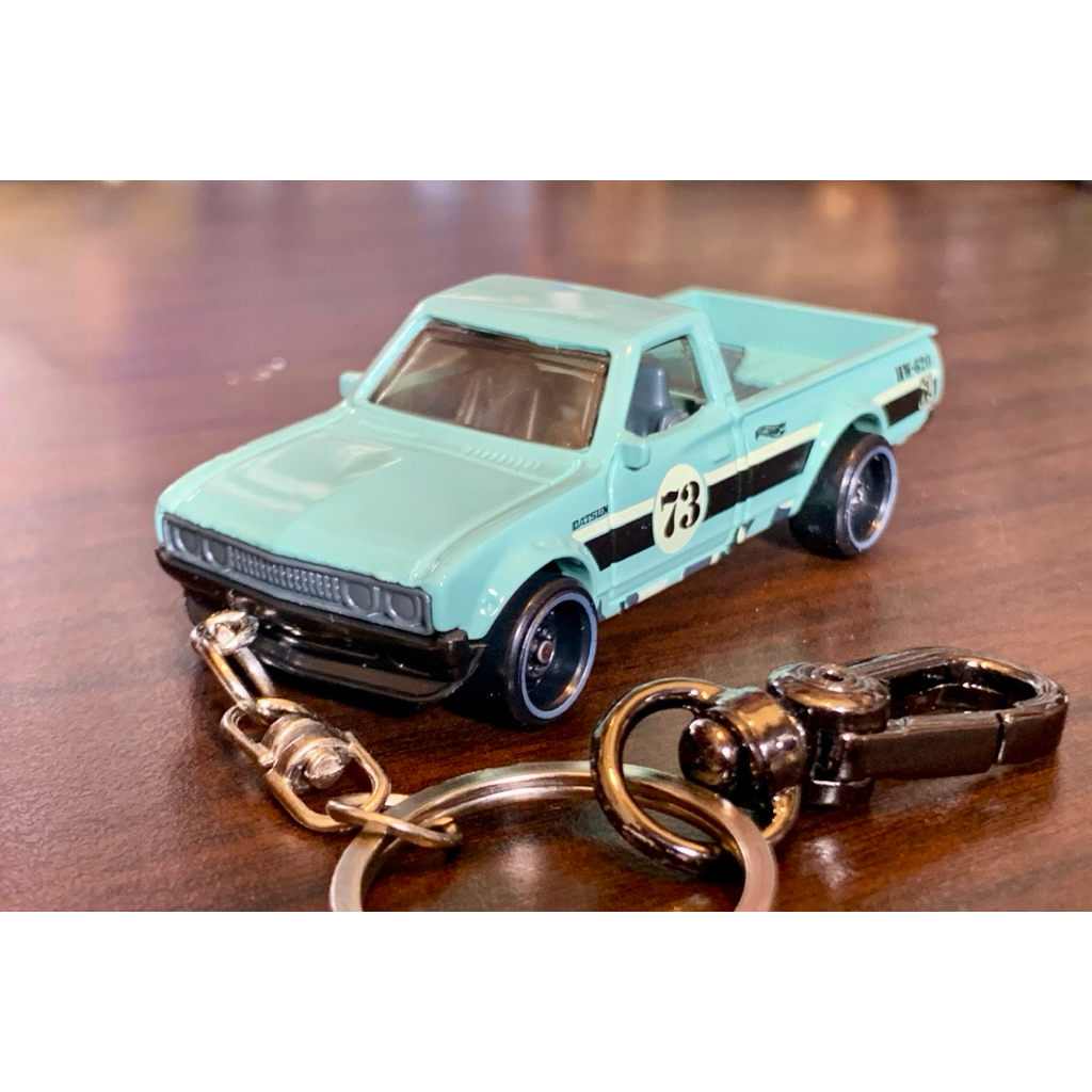 Gantungan Kunci Hot Wheels Datsun 620 Hot Truck - Ganci Hotwheels Custom Keychain
