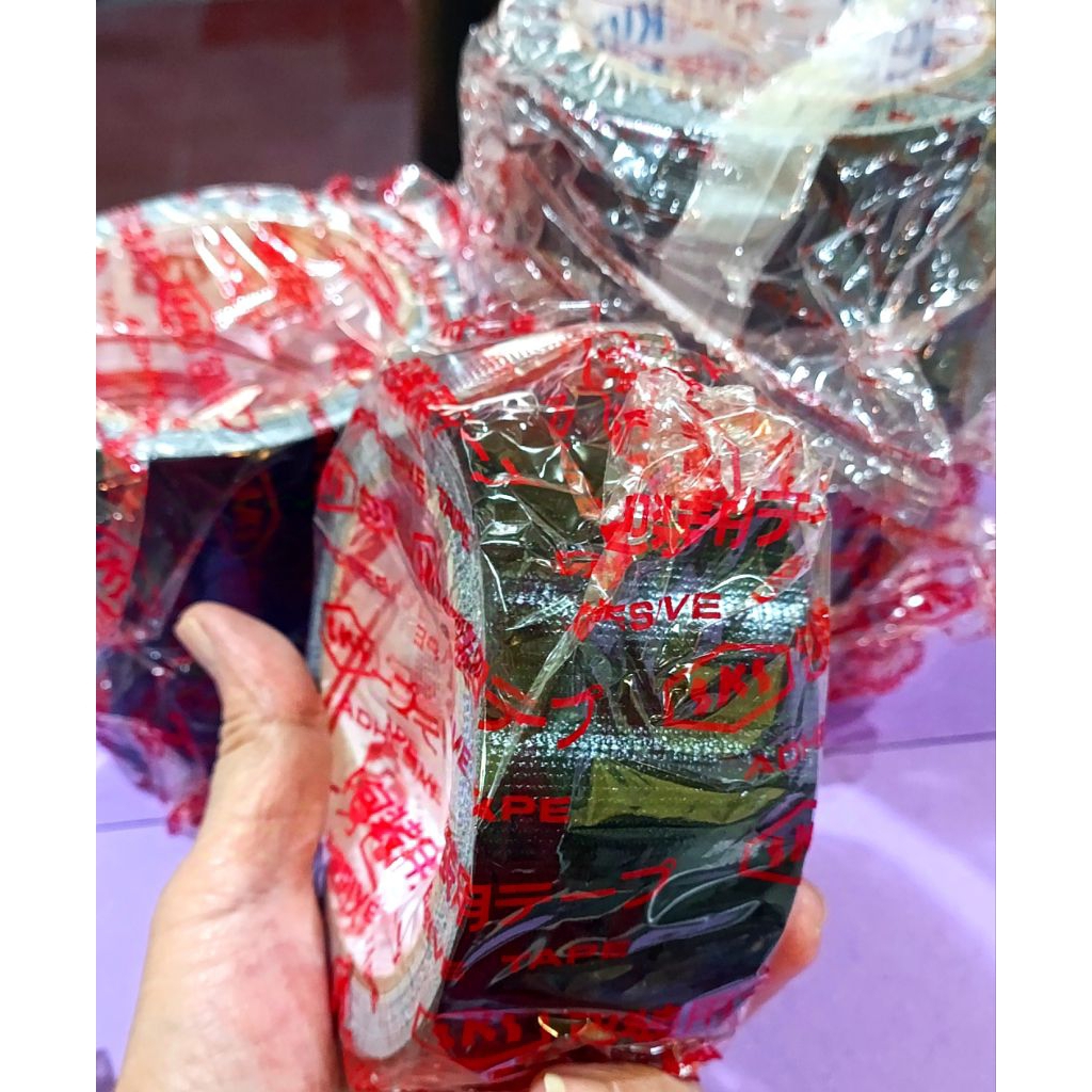 Lakban Hitam 48mm/Lakban Kain/Lakban Packing