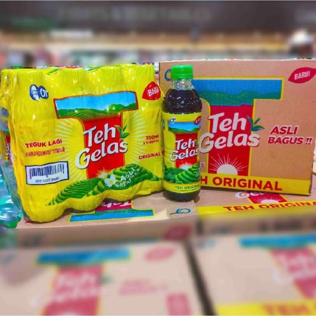 Teh Gelas Botol 350 ml 1 Dus isi 12 Pcs