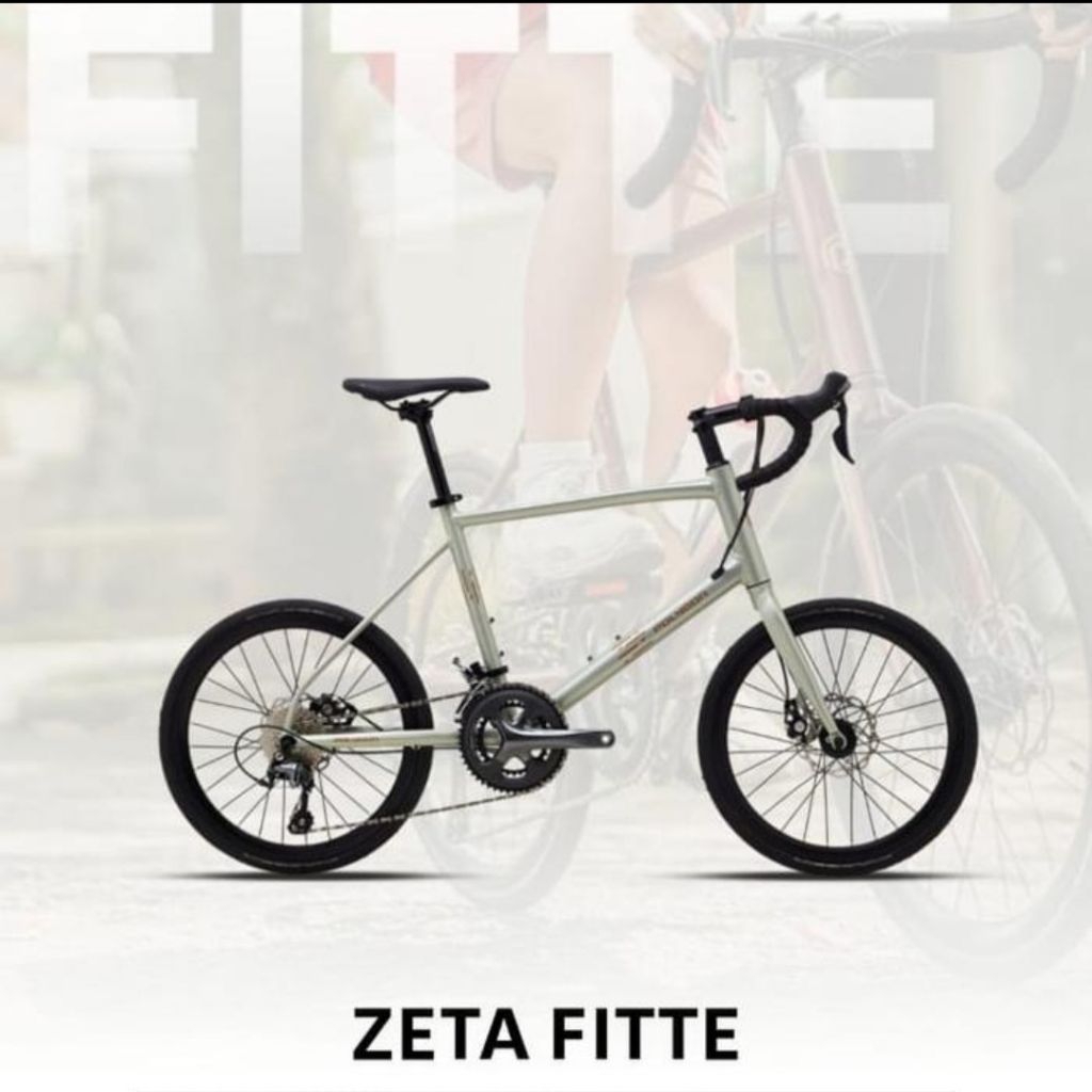 sepeda minivelo polygon zeta fitte kondisi bekas pakai