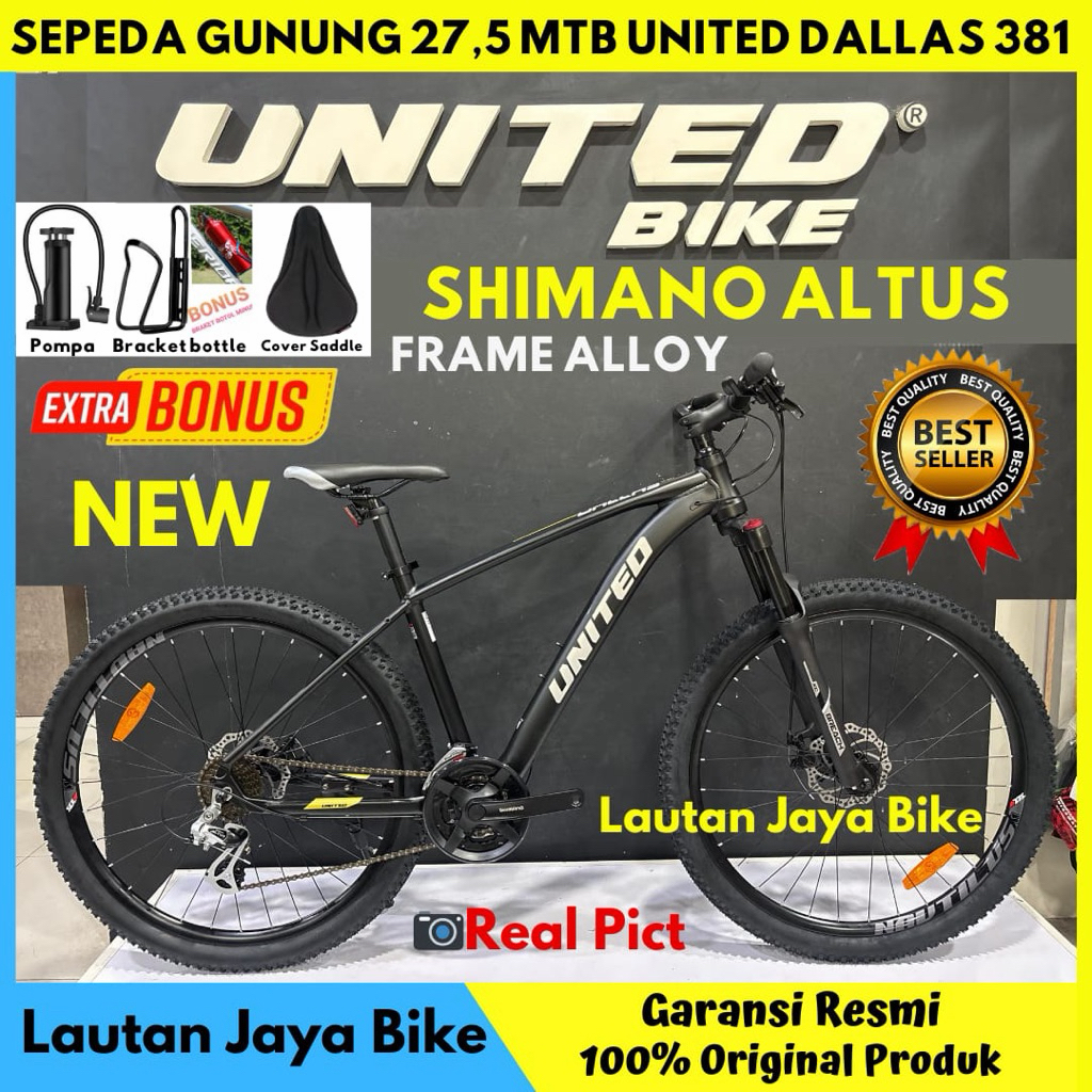 Sepeda Gunung MTB 27.5 UNITED MONANZA 4.30 MIAMI 3.0 NEW