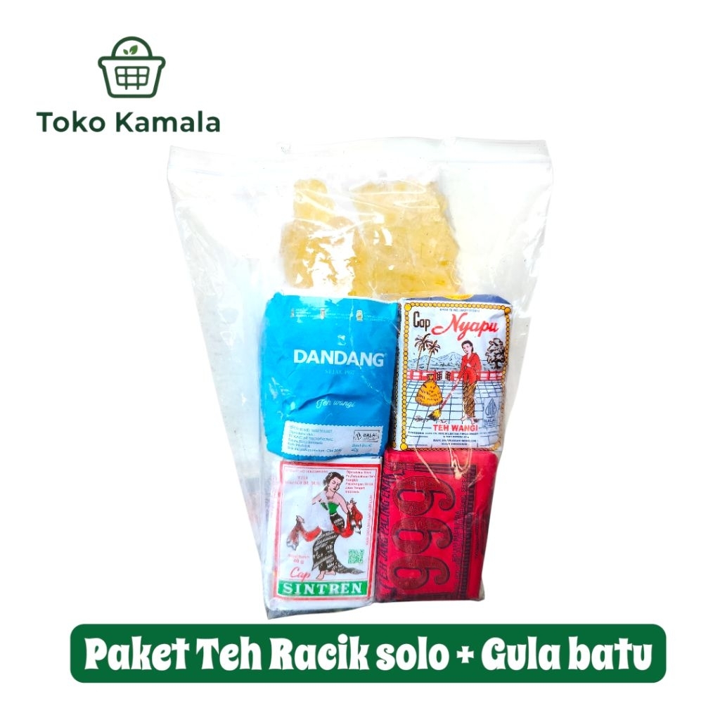Paket A2 - Teh Racik Solo + Gula Batu