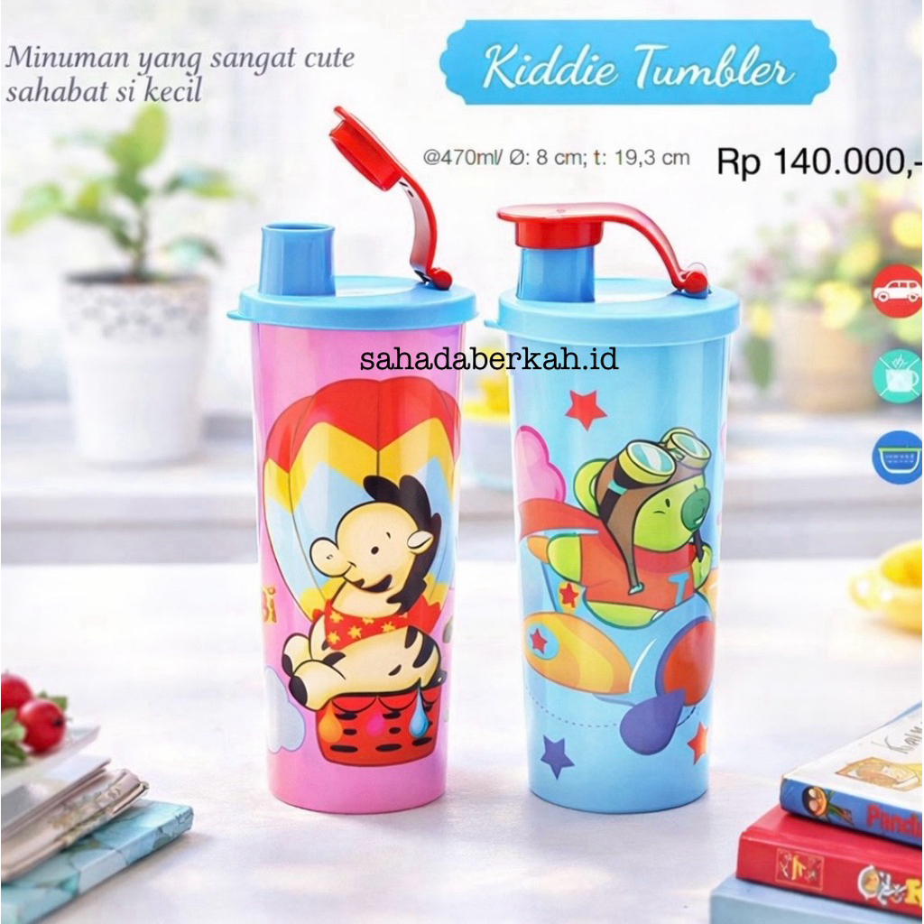 BIG SALE - KIDDIE TUMBLER 470ML/BOTOL MINUM ANAK TUPPERWARE