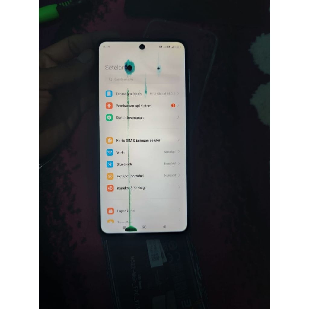 lcd original copotan xiaomi redmi note 9 pro