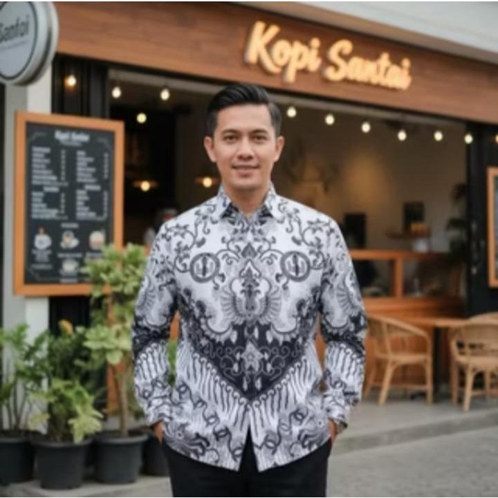 batik pgri motif kusuma bangsa terbaru Batik PGRI pria wanita terbaru lapisan furing bahan bsw atasa