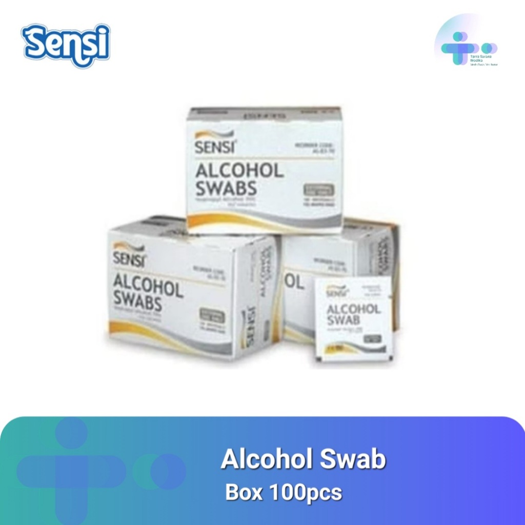 Sensi Alcohol Swab Box 100pcs