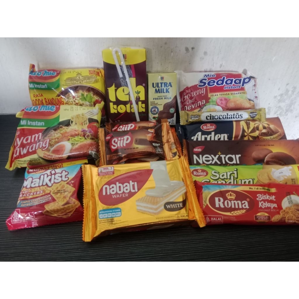 Hampers makanan ringan, cocok buat untuk hantaran, lebaran, kado
