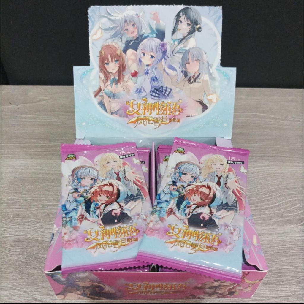 Goddess story trading card scorching sun sealed pack