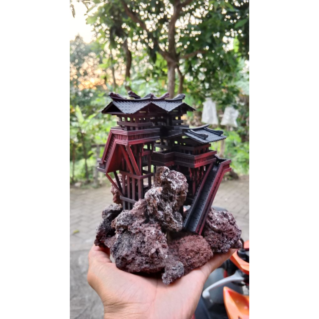 Miniatur Rumah Jepang/China bahan PVC