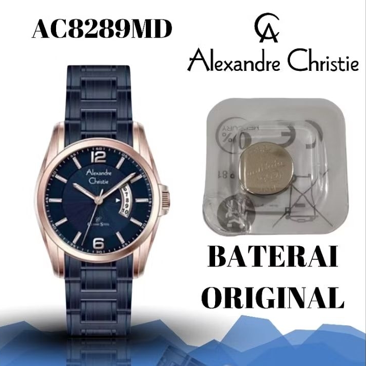 BATERAI JAM ALEXANDRE CHRISTIE ORIGINAL AC8289MD