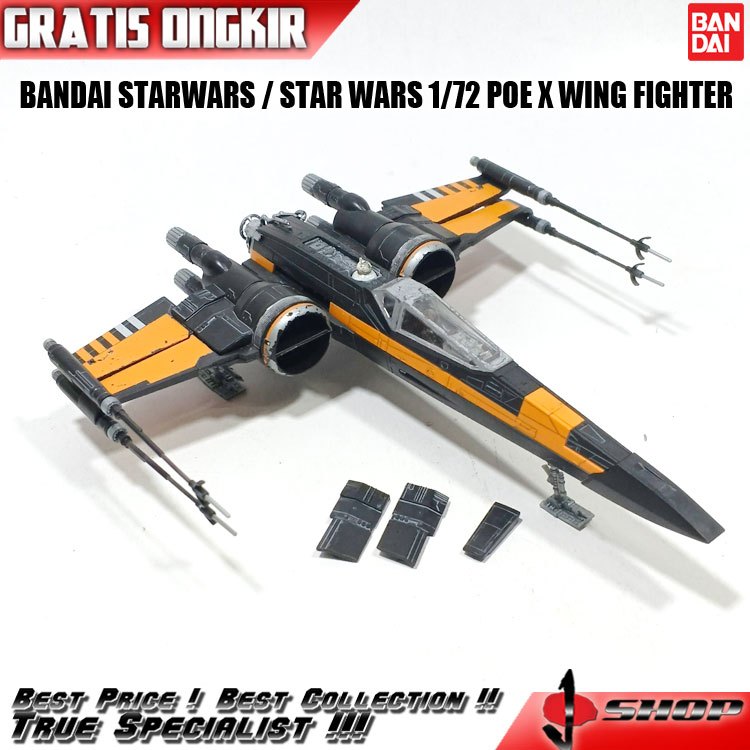 BANDAI STARWARS  STAR WARS 1/72 POE X WING FIGHTER STARWARS4