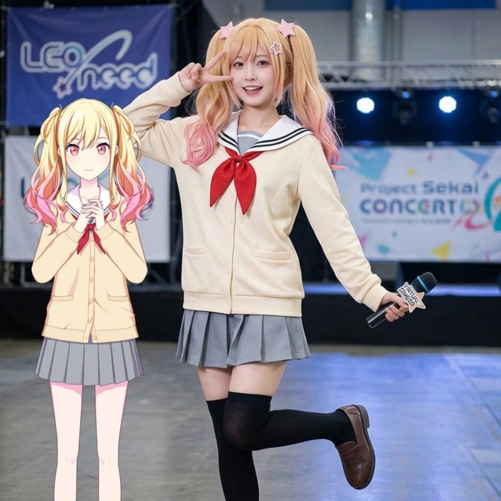 Kostum Seifuku Tenma Saki Project Sekai