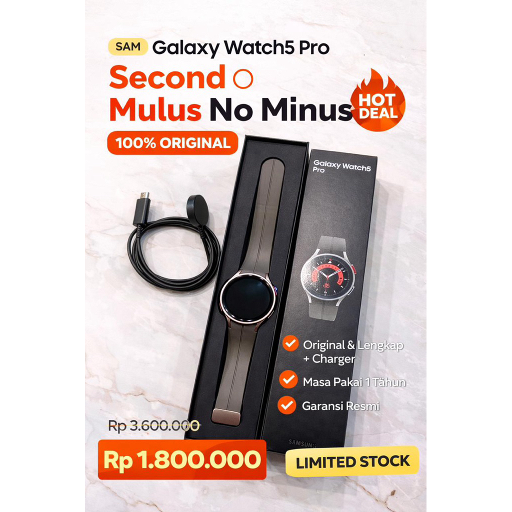 Jam Galaxy Watch 5Pro