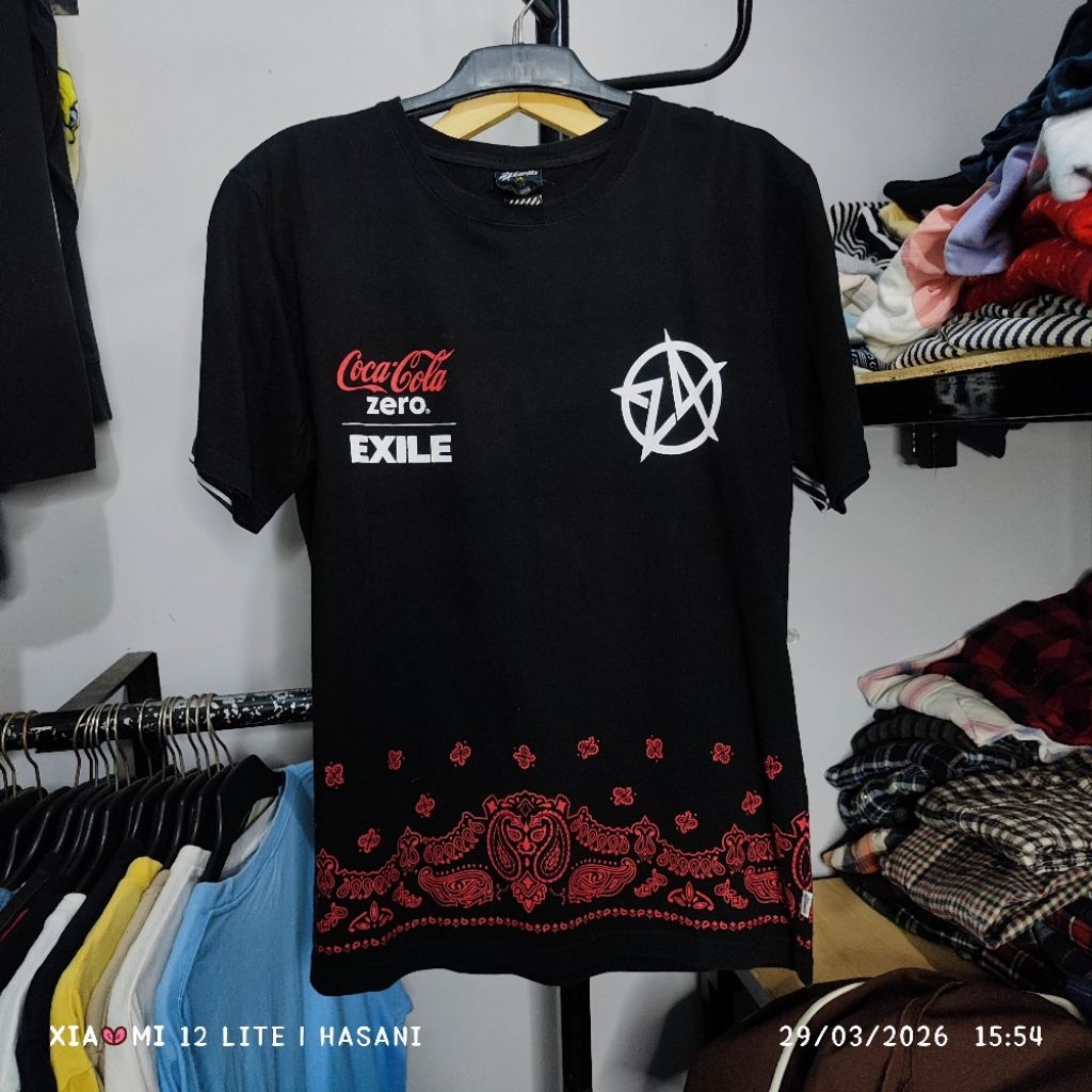 kaos rare 24karats x EXILE x Coca Cola Zero , Japanese Streetwear
