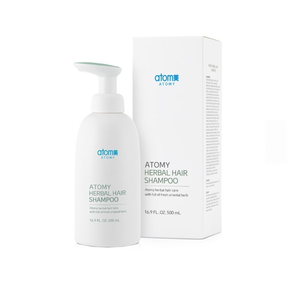 Atomy Herbal Hair Shampoo 500ml - perawatan rambut rusak
