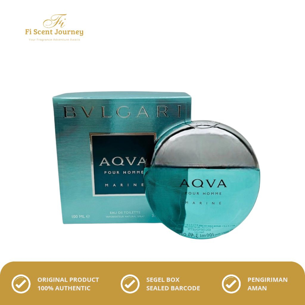 Parfum Bvlgari Aqva Marine Man 100ml EDT cedar amber Virginia seaweed Mandarin orange grapefruit ner