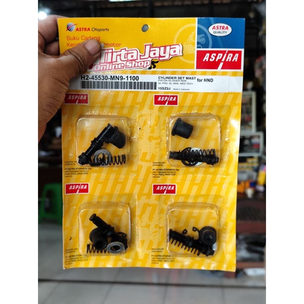 CYLINDER SET MASTER SEAL MASTER REM MERK ASPIRA HONDA GL PRO GL MAX NEOTECH TIGER MEGAPRO Motorcycle