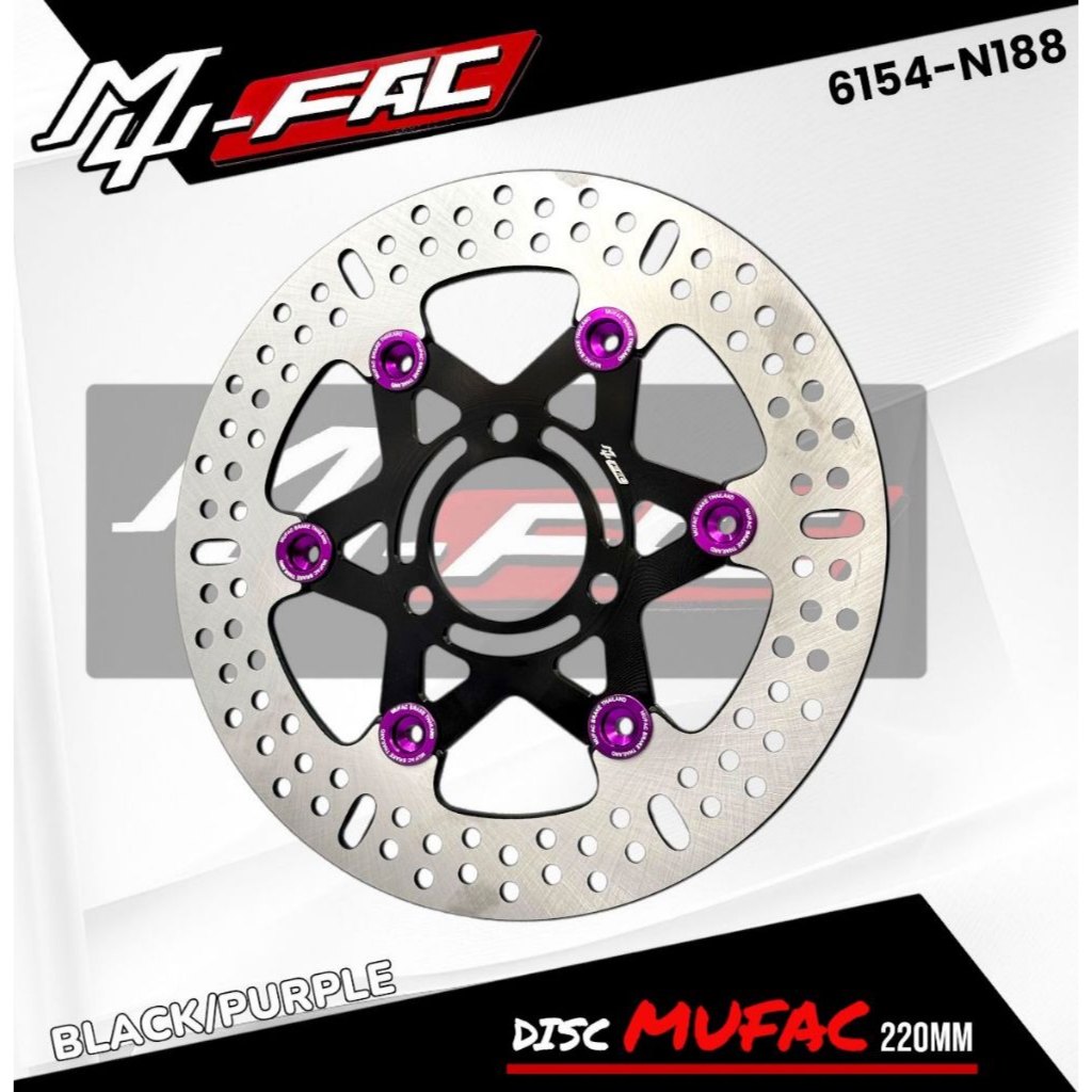 Cakram Depan MUFAC Floating Disc Mio J 3 Lubang 220mm N188