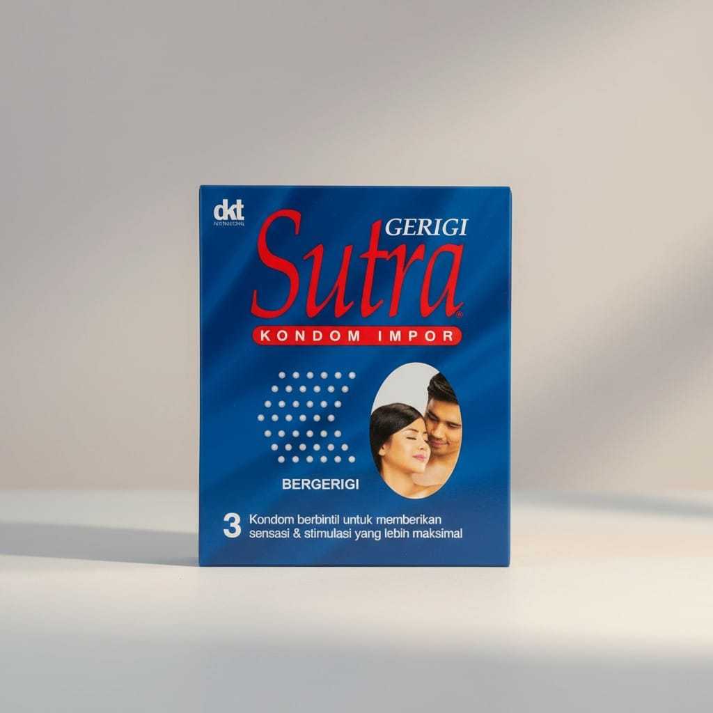 KONDOM SUTRA GERIGI isi 3 - KONDOM TEKSTUR GERIGI