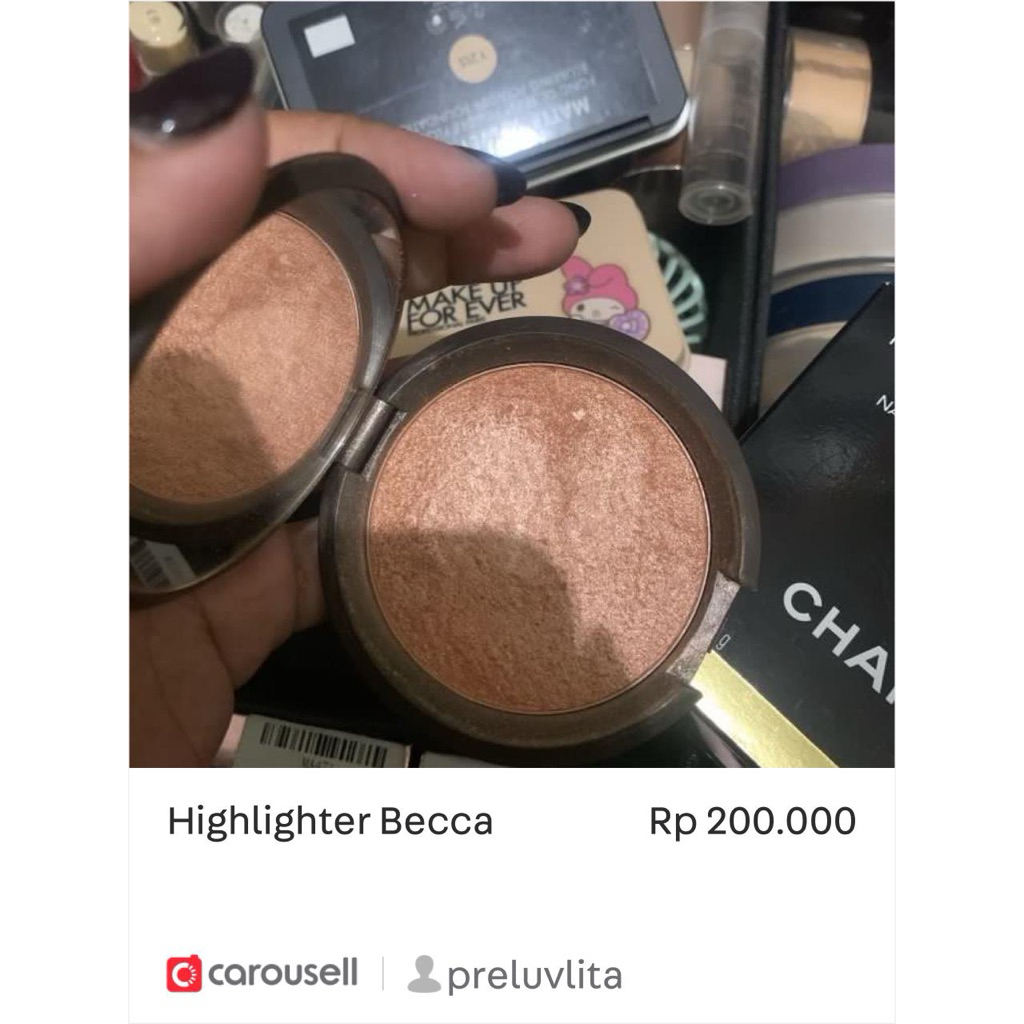 highlighter becca preloved