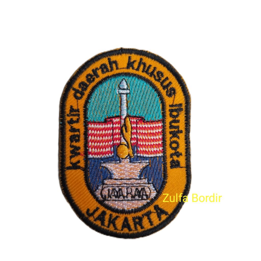 Badge kwartir Dki jakarta Bordir