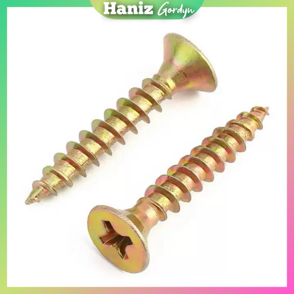 skrup baut Gold / paku baut hook gorden / paku baut cantolan gorden