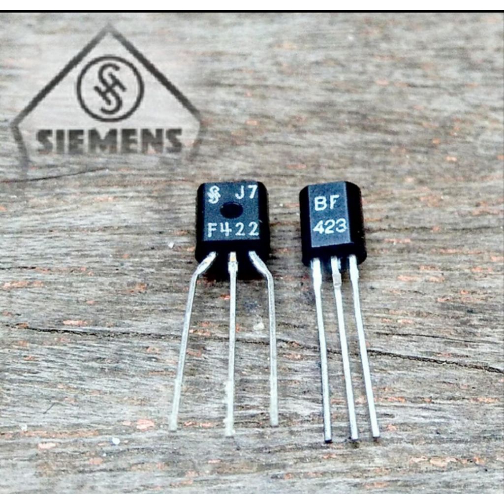 sepasang NPN PNP bf422 dan bf423 original Siemens NOS