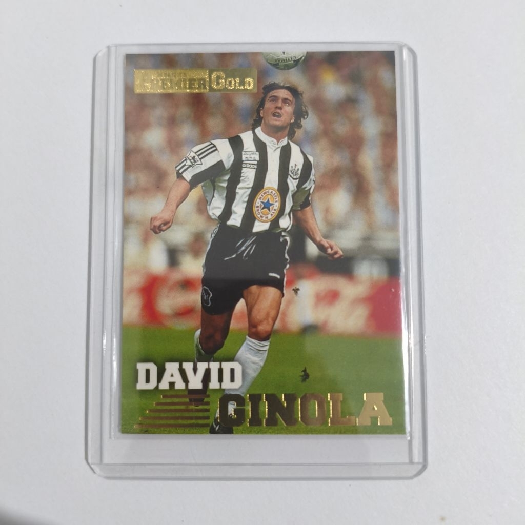 Kartu Bola Merlin David Ginola Newcastle United 1996