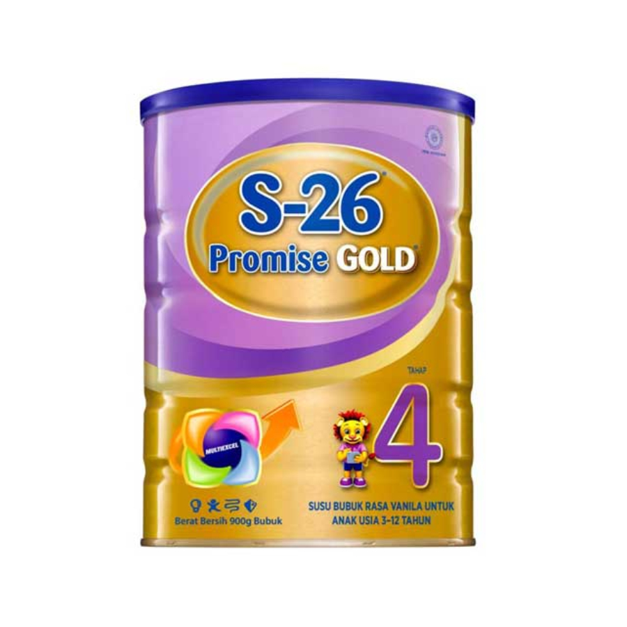 S-26 Promise Gold 4 Vanila 3-7 Tahun Can 900gram