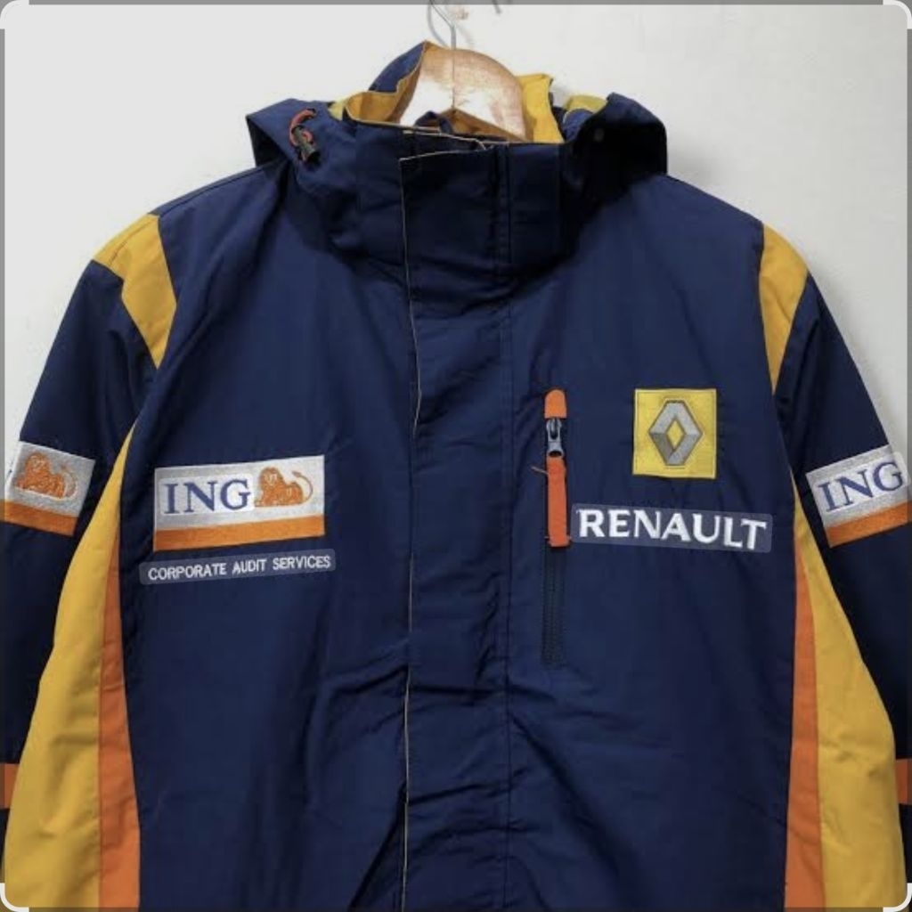 Jacket Vintage Renault F1 Team Windbreaker Rare Formula 1 Collectible