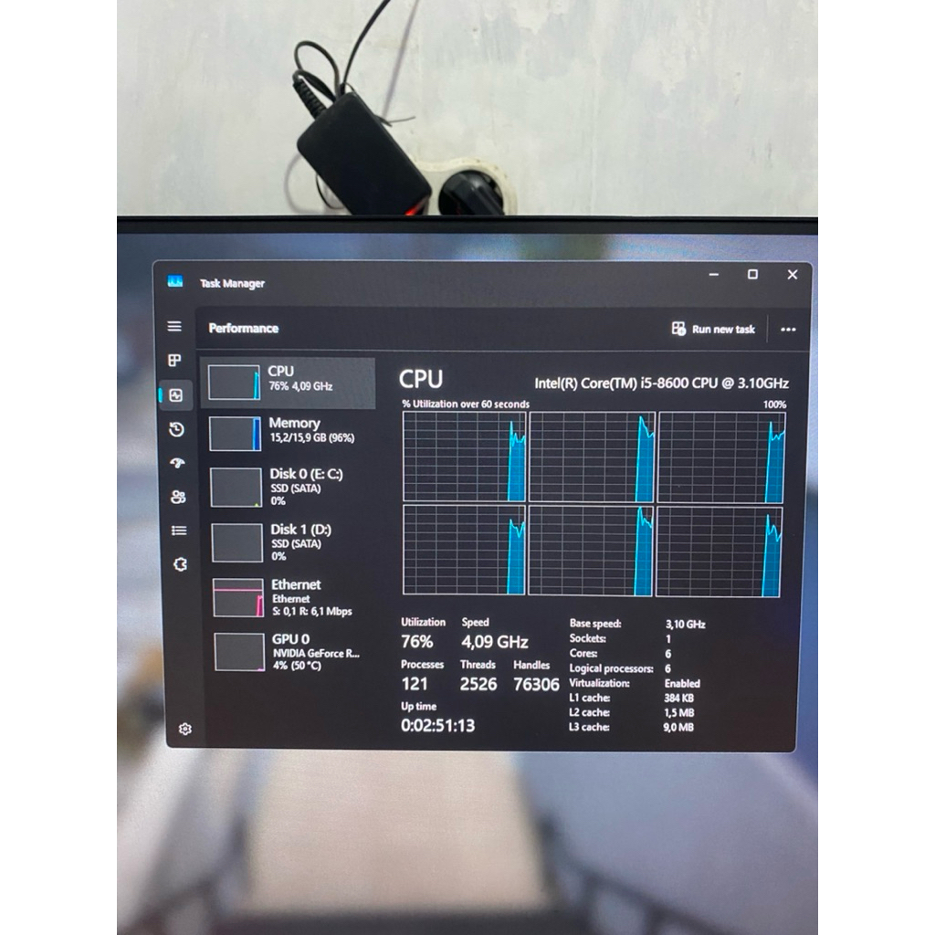 INTEL I5 8600 GEN+MOBO H310M MSI